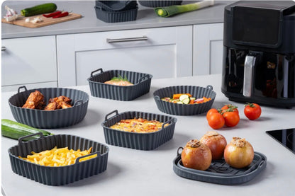 Airfryer Silikonform 15×15 cm für Heißluftfritteuse