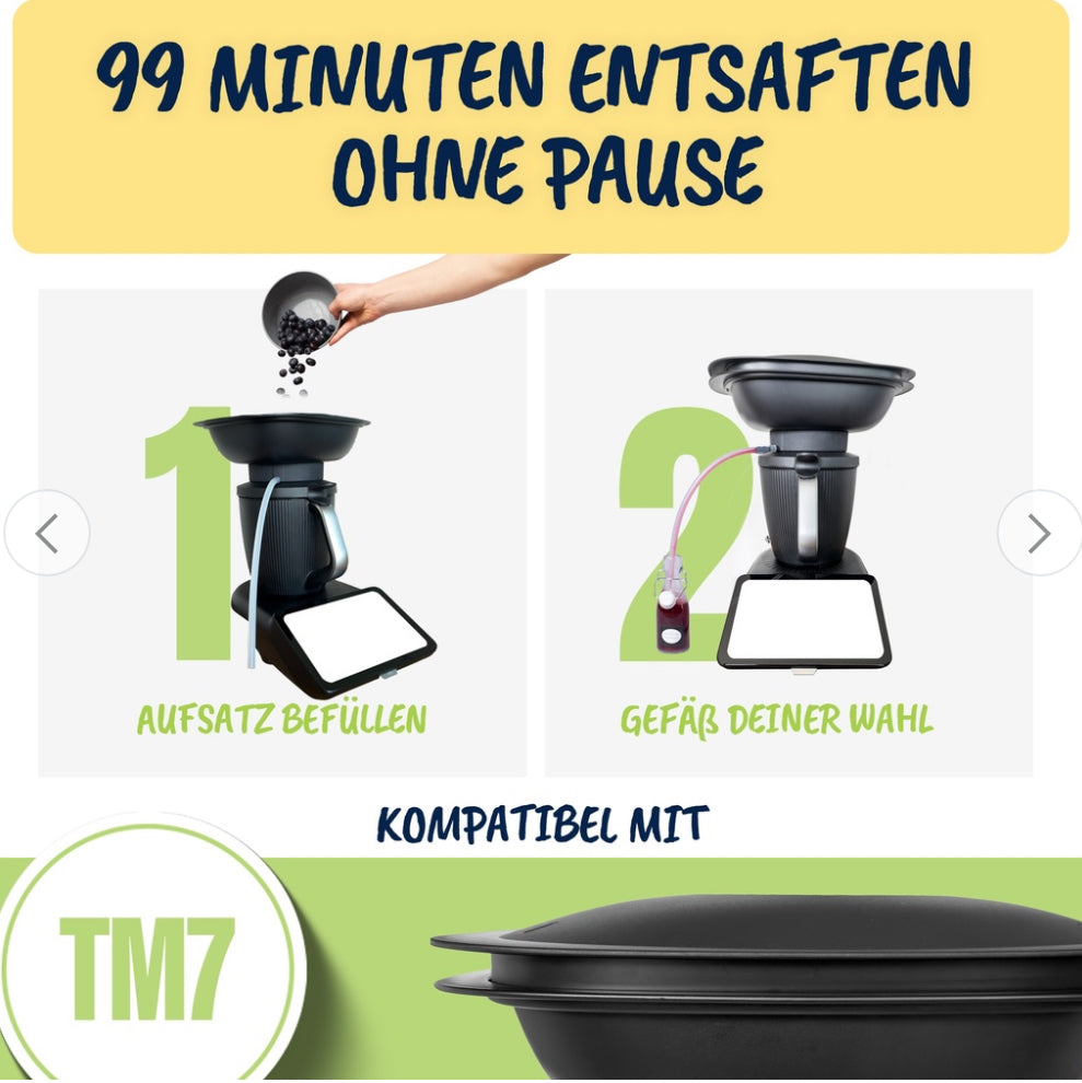 Dampfentsafter-Aufsatz von MixFino® für TM7