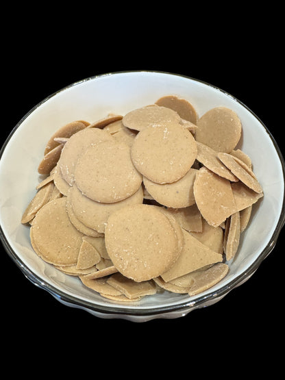 Original Bäcker-Haselnuss Glasur Kuchenglasur Hauchdünne Callets Drops-Gelinggarantie! Nicht im Handel erhältlich!