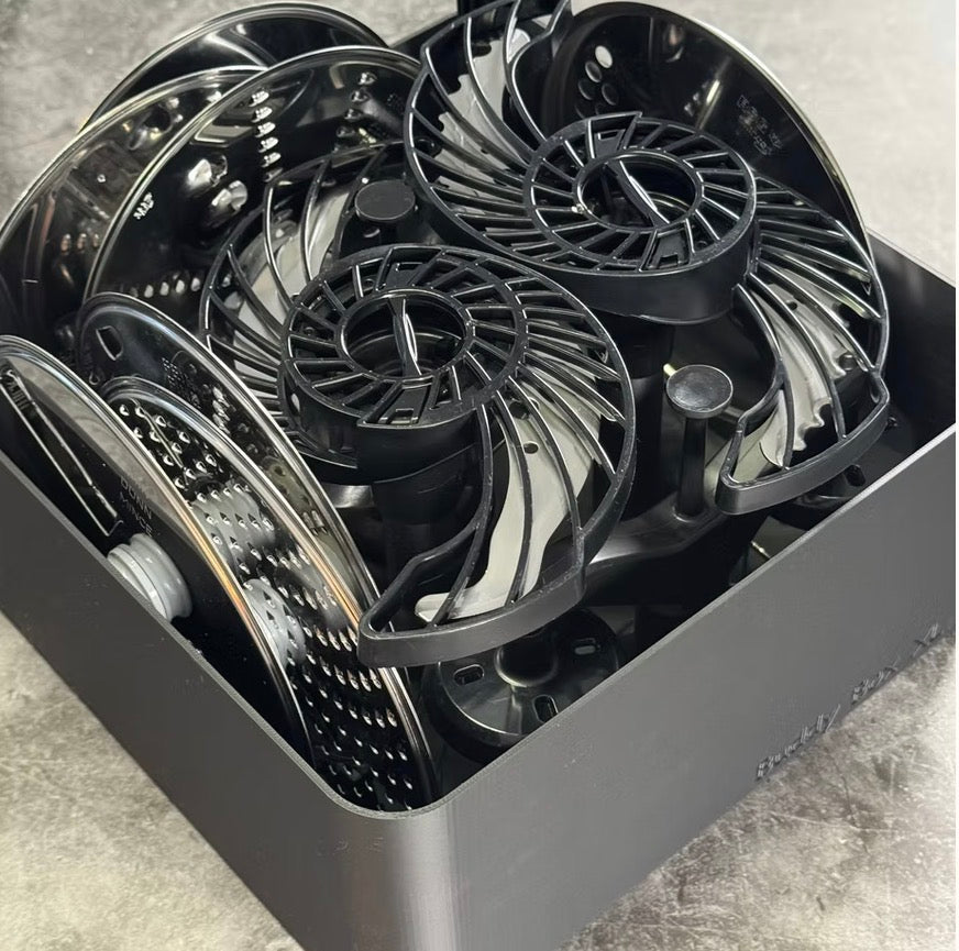 Buddy Box XL-Das Organisationstalent! Maximal organisiert Minimaler Platzbedarf-Arctic Blue,Pistachio Green,Midnight Black,Stone Grey