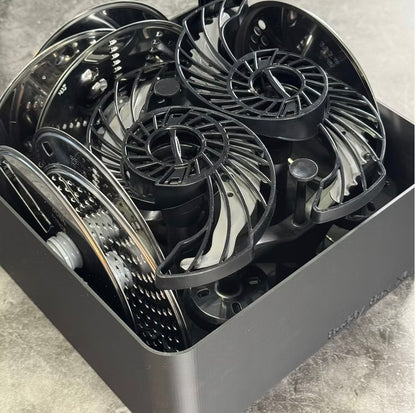 Buddy Box XL-Das Organisationstalent! Maximal organisiert Minimaler Platzbedarf-Arctic Blue,Pistachio Green,Midnight Black,Stone Grey