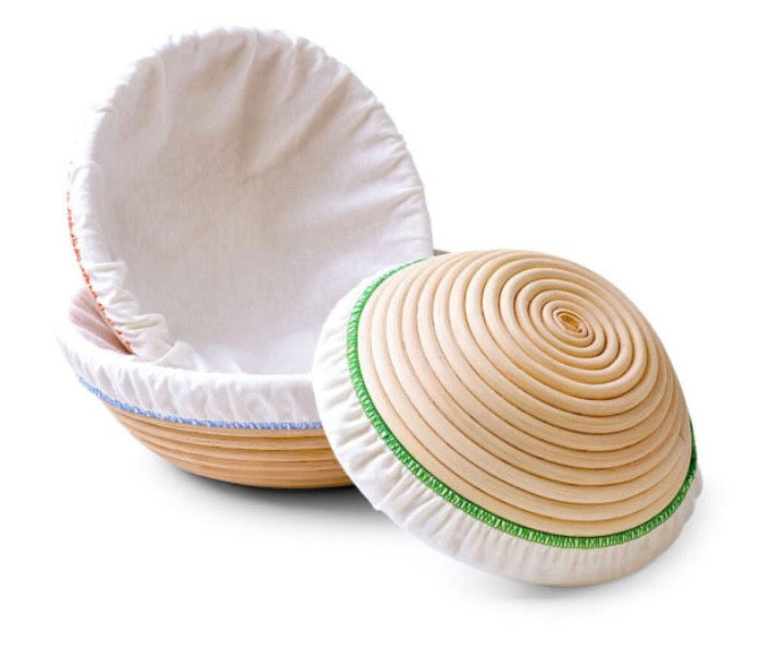 Cleanbake Textileinlage für Gärkörbchen Rund. Mit diesen Textileinlagen der Firma „Cleanbake“ bleibt nichts mehr in Eurem Gärkörbchen kleben. Perfekt für Brotback-Fans! 500g-1000g Teig