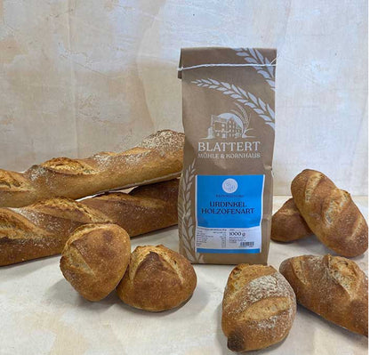Ur-Dinkel Holzofenart Backmischung-rustikale Holzofen-Feeling! Frisch von der Mühle. Inkl. Trockenhefe