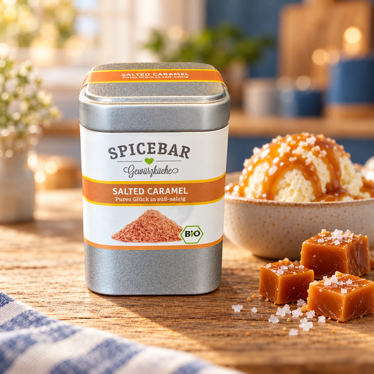 Salted Caramel,Bio. 130g Pures Glück in süß-salzig-Rezept in der Beschreibung-