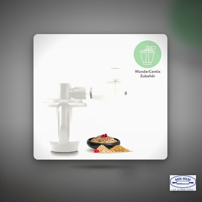Flockenquetsche für WunderCentix® & Kitchenaid. 500g Hafer-Körner von unserer Mühle Gratis! – Clean Showcase Plus