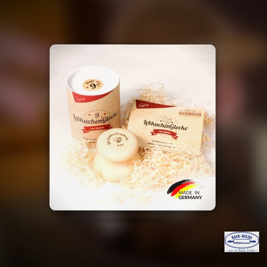 Lebkuchenglocke®️ 9 cm (inkl. Rezeptheft & Anleitung) Ein fränkisches Original, mit Liebe gemacht! – Clean Showcase Plus