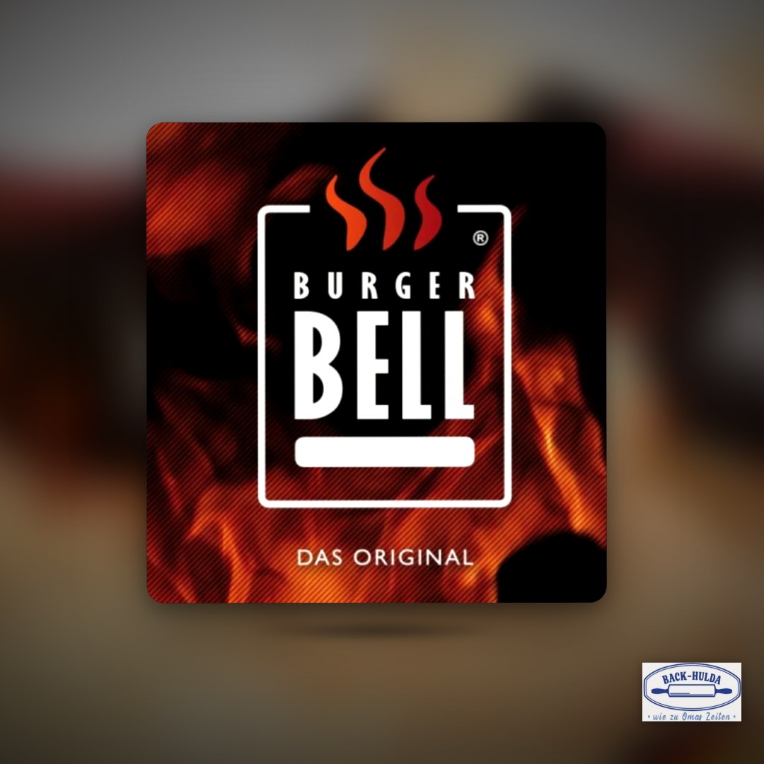 Der Burger Bell maxi 250g-Perfektion für deine Burger ! Ein fränkisches Original, mit Rezeptheft. Inkl. Antihaft-Trennblätter 100Stück!