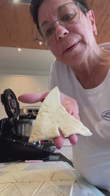 Croissants-Teigroller-perfekte Hörnchen im Handumdrehen. Antihaft-Kunstoff, BPA-Frei