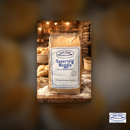 Mein Sauerteig Weggla-eine liebevoll zusammengestellte Backmischung, liebevoll per Hand frisch von der Nachbarsmühle abgefüllt! 1000g ca. 20 Brötchen. – Clean Showcase Plus