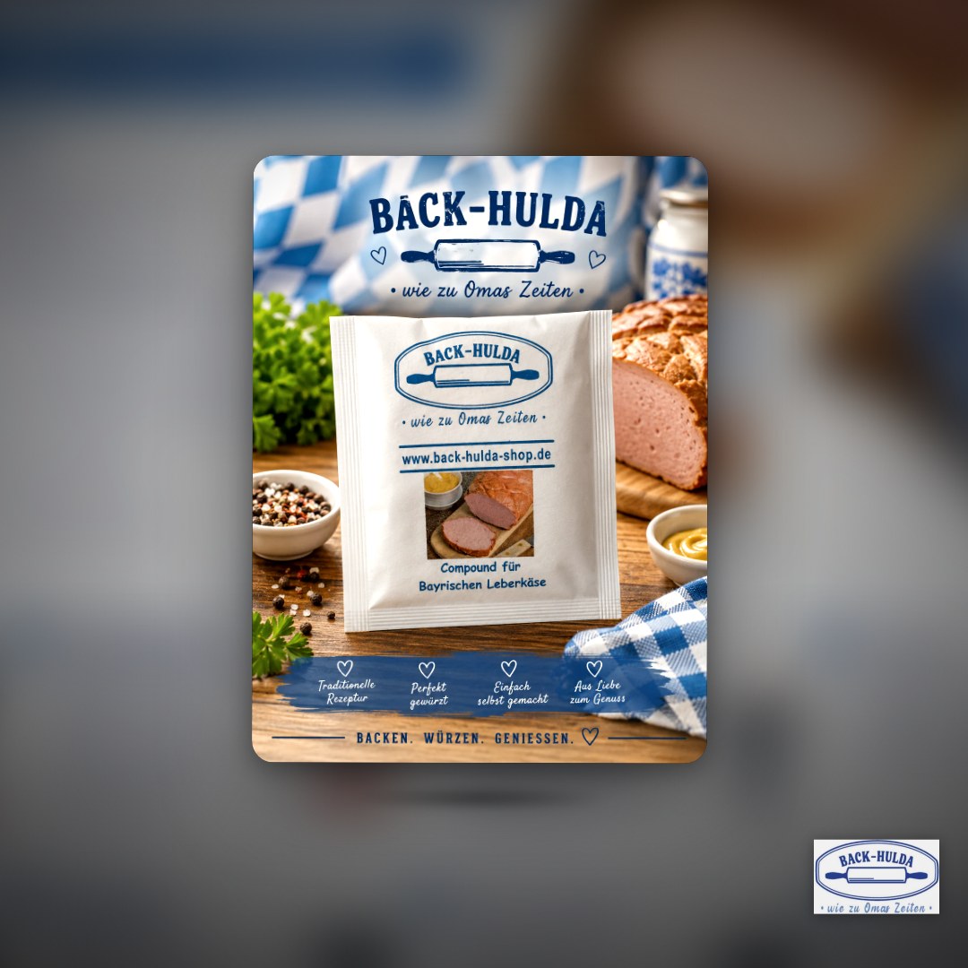 BAYERISCHER LEBERKÄSE COMPOUND – 23 GRAMM, Rezept für Thermomix, Monsieur Cuisine und Cookit-siehe Bilder-
