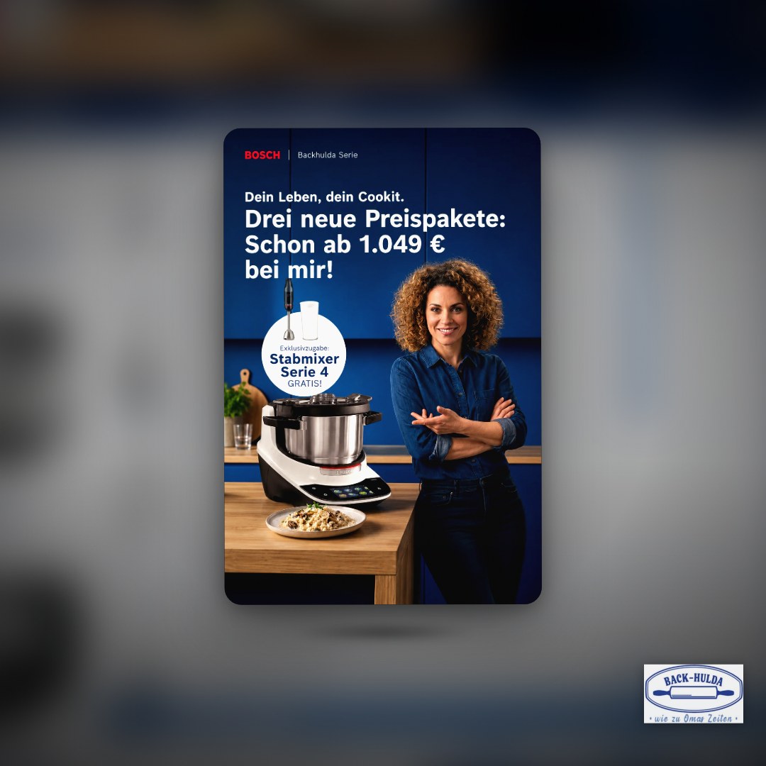 Bosch Cookit®️Mega-Doppel-Deal-auf Anfrage erhältlich ➡️ Jetzt Angebot einholen. Lieferung durch Bosch,versandkostenfrei! Lieferung nur für Deutschland