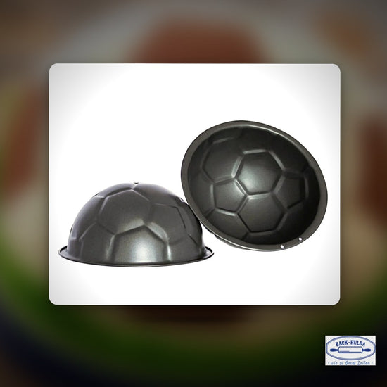 Backform "Fussball" Qualitäts-Bäcker Backform. Keramik beschichtet!  Auch im Set mit Fussball-Feld erhältlich, Perfekt zur Fussball-EM!