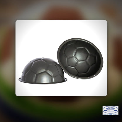 Backform "Fussball" Qualitäts-Bäcker Backform. Keramik beschichtet!  Auch im Set mit Fussball-Feld erhältlich, Perfekt zur Fussball-EM!
