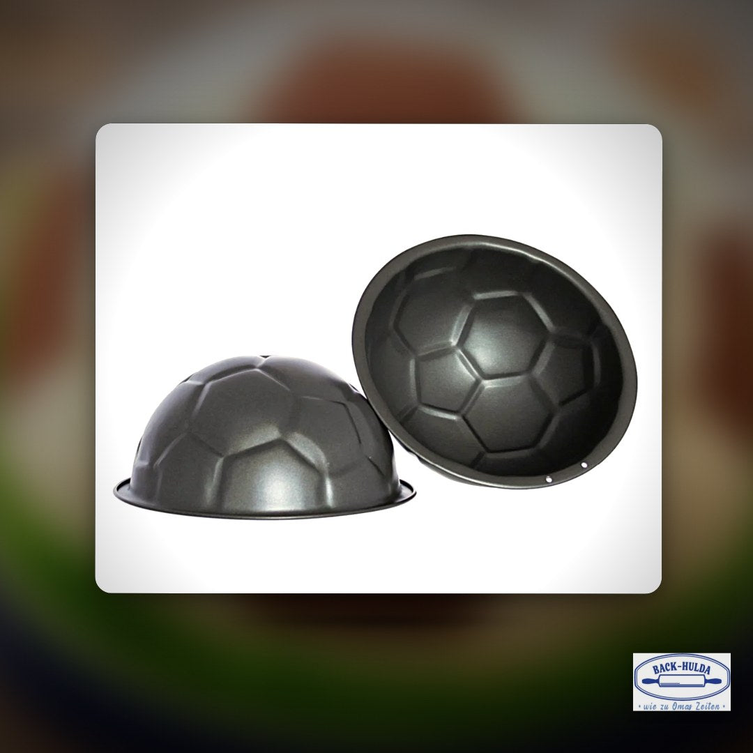 Backform "Fussball" Qualitäts-Bäcker Backform. Keramik beschichtet!  Auch im Set mit Fussball-Feld erhältlich, Perfekt zur Fussball-EM!