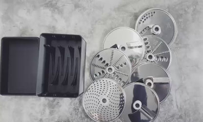 Buddy Box M & Buddy Disc Butler - Set-Maximal organisiert Minimaler Platzbedarf-Arctic Blue,Pistachio Green, Midnight Black, Stone Grey